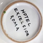 Hotel Excelsior Roma Collector's Plate