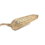 Silver enameled cake server, Kremlin, Russia, 1950s.