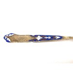 Silver enameled cake server, Kremlin, Russia, 1950s.