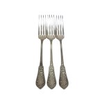 Art Nouveau Silver-Plated Cutlery Set, France