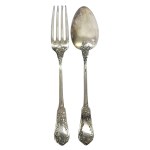 Art Nouveau Silver-Plated Cutlery Set, France