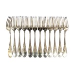 Art Nouveau Cutlery Set (24 pieces), Apollo, France