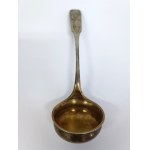 Silver, gold-plated sauce ladle by E. Nitsch, Austria-Hungary, Kraków, 1886–1918