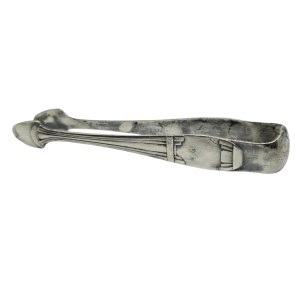 Silver-plated sugar tongs, first half of the 20th century