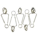 An elegant set of six French snail tongs