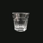Set of glass wine glasses - 8 pieces