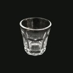 Set of glass wine glasses - 8 pieces