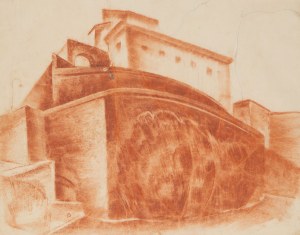 Bolesław Cybis (1895 Folwark Massandra na Krymie - 1957 Trenton (New Jersey, USA)), Mury miejskie, 1930
