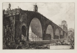 Giovanni Battista Piranesi (1720 Mogliano Veneto - 1778 Rzym), Ponte Molle z cyklu 