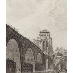 Giovanni Battista Piranesi (1720 Mogliano Veneto - 1778 Roma), Ponte Molle dalla serie Vedute di Roma, 1762