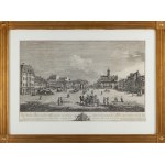 Bernardo Bellotto (1721–1780), „Blick auf den Marktplatz der Neustadt in Dresden“, 1750