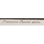 Francesco Barbazza, Wnętrze bazyliki św. Pawła za murami w Rzymie wg Francesco Paniniego, 1773