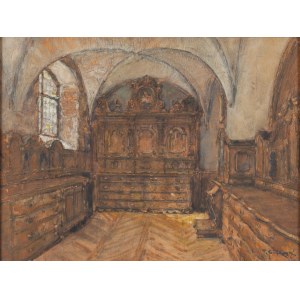 Tadeusz Cieślewski (father) (1870, Warsaw – 1956, Warsaw), Sacristan