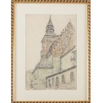 Tadeusz Cieślewski (ojciec) (1870 Warszawa - 1956 Warszawa), Fara w Piotrkowie Trybunalskim, 1947