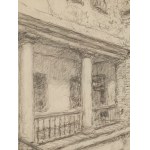 Tadeusz Cieślewski (father) (1870 Warsaw – 1956 Warsaw), View of the Cloisters
