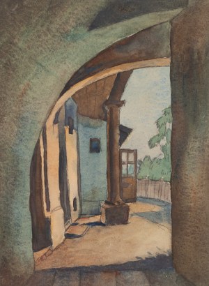 Józef Szanajca (1892 Lublin - 1939 Płazów), Zacienione arkady