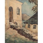 Józef Szanajca (1892 Lublin - 1939 Płazów), Fragment architektoniczny ze schodami