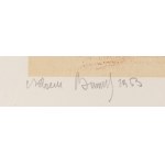 Adam Bunsch (1896 Cracovie - 1969 Cracovie), « Reconstruction du Collegium Maius » tiré du recueil « Cracovie. Nowa Huta en lithographie. Année 1953 », 1953