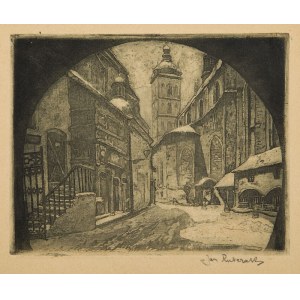Jan Rubczak (1884 Stanisławów - 1942 Auschwitz), Vista della Chiesa di Santa Maria dal Piccolo Mercato