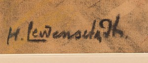 Henryk Lewensztadt (1893 Lublin - 1962 Izrael), Pejzaż miejski