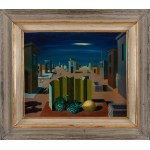 Jerzy (Georges) Spiro (1909 Warsaw – 1994 Nice), Architectural Landscape with Artichokes and Lemons, 1952