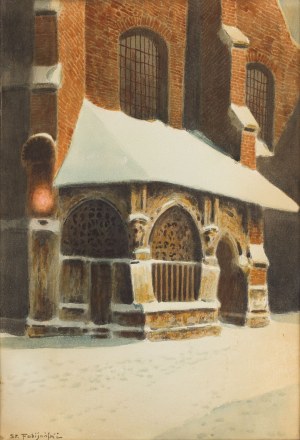 Stanisław Ignacy Poraj Fabijański (1865 - 1947 ), Ogrójec przy kościele św. Barbary w Krakowie