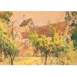 Tadeusz Nartowski (1892 Zręby k. Łomży - 1971 Szczecin), Widok na kościół w Szczecinie
