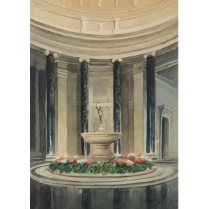 Tadeusz Nartowski (1892, Zręby near Łomża – 1971, Szczecin), Interior of the National Gallery of Art in Washington, D.C.