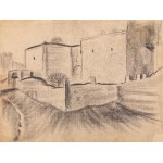 Bolesław Cybis (1895 Folwark Massandra na Krymie - 1957 Trenton (New Jersey, USA)), Miasto za murami, 1930