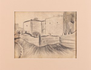 Bolesław Cybis (1895 Folwark Massandra na Krymie - 1957 Trenton (New Jersey, USA)), Miasto za murami, 1930