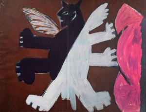 Ryszard GRZYB (ur. 1956), Człowiek i anioł, 1984