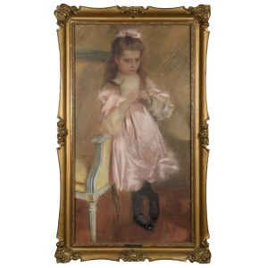 Teodor AXENTOWICZ (1859–1938), Portrait of the Artist’s Daughter—Jadzia