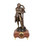 Adrien Etienne GAUDEZ (1845–1902), Cabinet clock with a figure of Ludwig van Beethoven