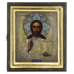 Dvojice svatebních ikon v kostele – Kazanská Panna Maria a Kristus Pantokrator