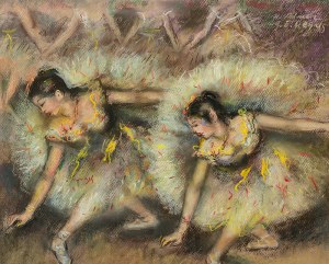 Marian Adamczyk (ur. 1938 r. Karczmiska), Tancerki, wg Edgara Degas