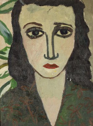 Arika Madeyska (1920 Warszawa - 2004 Paryż), Portret kobiety / Martwa natura