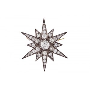 Broszko - wisior w kształcie gwiazdy, ok. 1880 r.