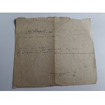 SUMMONS FROM THE TAX OFFICE IN KRAKOW, 1945