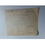 INVOICE, KOŚCIERZYNA, GDYNIA RAILWAY DIRECTORATE, 1938, STAMP