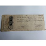 BILL OF EXCHANGE, WARSAW, ZAJDMAN RESTAURANT, ŻYWIEC, LORENC BREWERY, 1930, STAMP