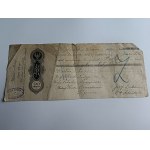 PROMISSORY NOTE, ŻYWIEC, ŁODYGOWICE, 1929 STAMP