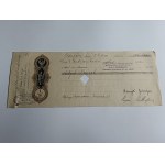BILL OF EXCHANGE, WARSAW, ŻYWIEC, 1931, STAMP