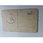 WARSAW, MICKIEWICZ MONUMENT, SLAUGHTERHOUSE INSPECTION STAMP