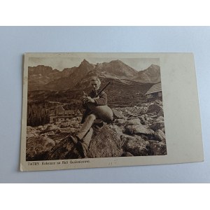 LES TATRAS, KOBZIARZ SUR LA HALA GĄSIENICOWA, CACHET DE 1935