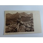 THE TATRA MOUNTAINS, KOBZIARZ ON HALA GĄSIENICOWA, 1935 STAMP