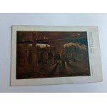 POLISH PAINTING: STACHIEWICZ, "WORSHIP IN THE BASEMENT"