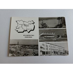 ZAMOJSKIE PROVINCE: ZAMOŚĆ, BIŁGORAJ, HUBIESZÓW—MAP, LIMITED EDITION