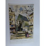 POLISH PAINTING: TONDOS, LVIV—THE WELL IN THE MARKET SQUARE