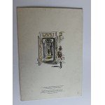 PRL FOLD-OUT ILLUSTRATION OF STANISŁAW AUGUST PONIATOWSKI, 1972