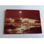 SEPIA PHOTO OF WARSAW CENTRAL STATION AT NIGHT DURING THE PEOPLE
